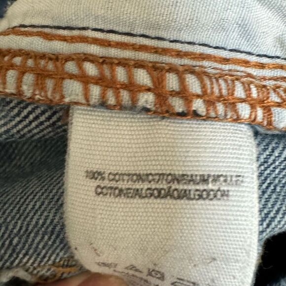 Free People button fly distressed straight leg ankle jeans size 27 - Picture 5 of 9